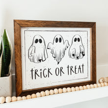 Load image into Gallery viewer, Trick Or Treat Framed Sign