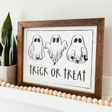 Load image into Gallery viewer, Trick Or Treat Framed Sign