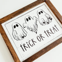Load image into Gallery viewer, Trick Or Treat Framed Sign