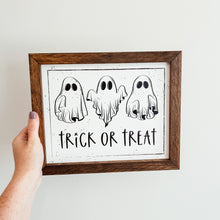 Load image into Gallery viewer, Trick Or Treat Framed Sign