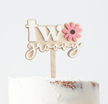 Load image into Gallery viewer, Two Groovy Cake Topper