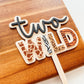 Two Wild Cake Topper