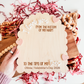 Valentine's Day DIY Footprint Sign