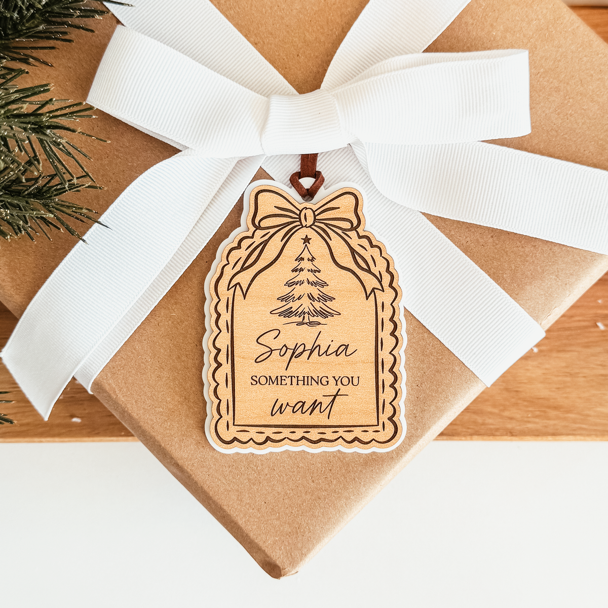 Mindful Gifting Tags | Want, Need, Wear, Read Tags | Bow Arch