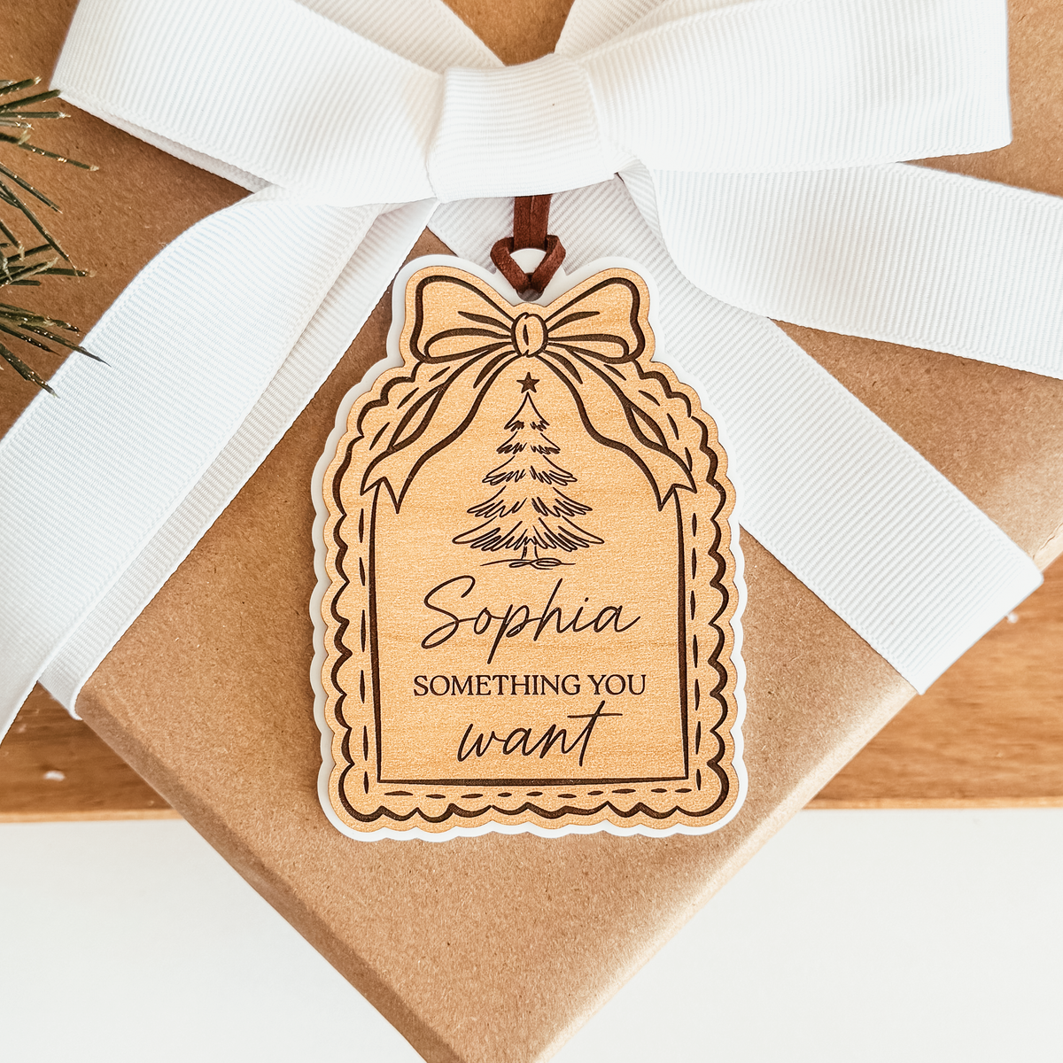 Mindful Gifting Tags | Want, Need, Wear, Read Tags | Bow Arch