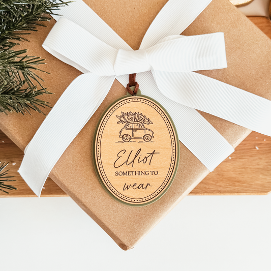 Mindful Gifting Tags | Want, Need, Wear, Read Tags | Vintage Oval