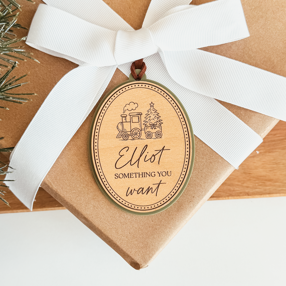 Mindful Gifting Tags | Want, Need, Wear, Read Tags | Vintage Oval