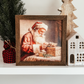 Santa Claus Vintage Inspired Christmas Sign