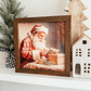 Santa Claus Vintage Inspired Christmas Sign