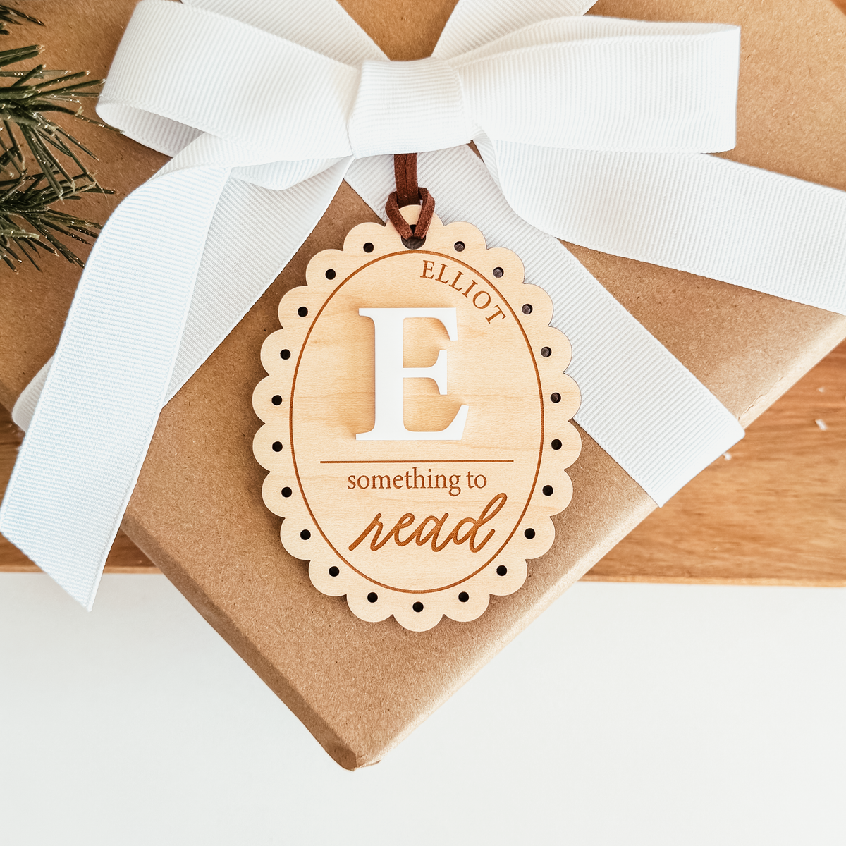 Mindful Gifting Tags | Want, Need, Wear, Read Tags | Vintage Scallop