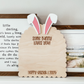 Some Bunny Loves You DIY Footprint Sign