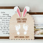 Some Bunny Loves You DIY Footprint Sign