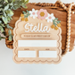 First And Last Day Of School Sign | Scalloped Floral