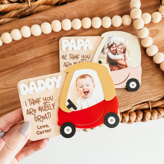 Wheely Great Car Photo Magnet