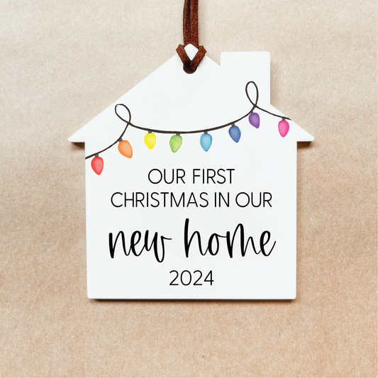 New Home 2024 Christmas Ornament