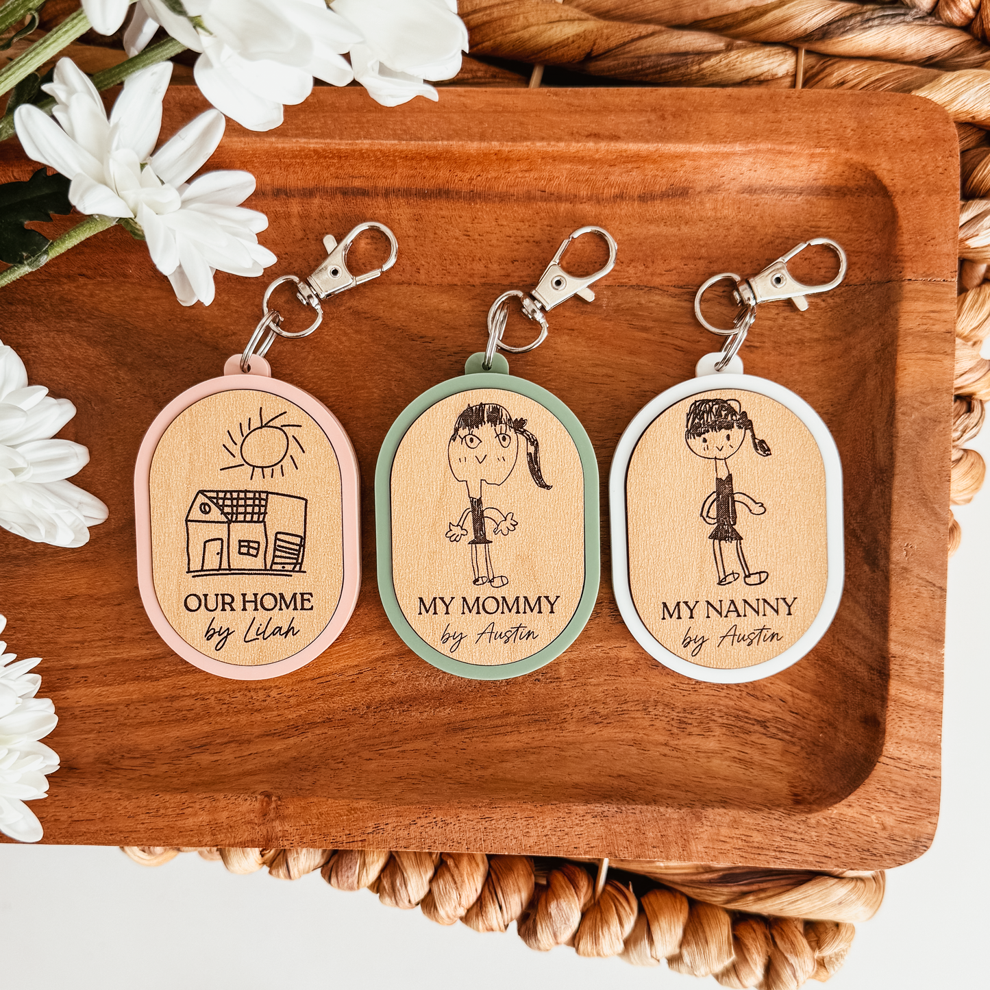 Kid's Drawing Keychain