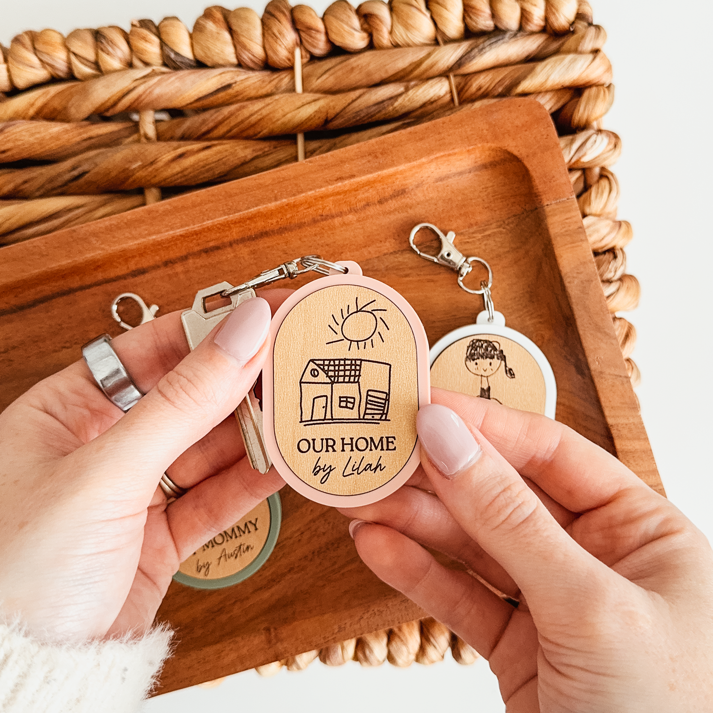 Kid's Drawing Keychain