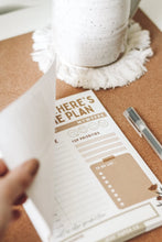 Load image into Gallery viewer, Here&#39;s The Plan Notepad