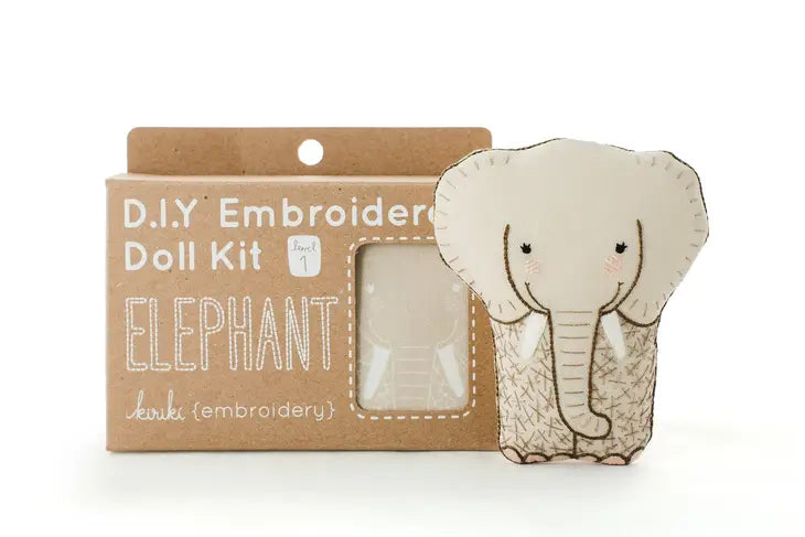 DIY Embroidered Doll Kit