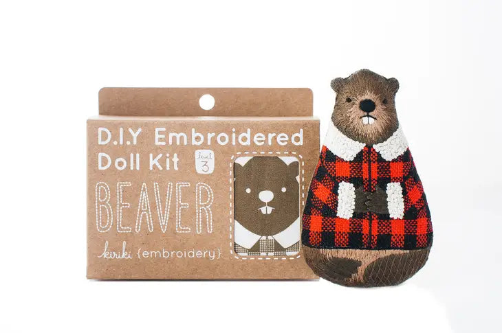 DIY Embroidered Doll Kit