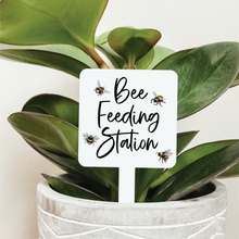 Load image into Gallery viewer, Bee Feeding Station Plant Marker