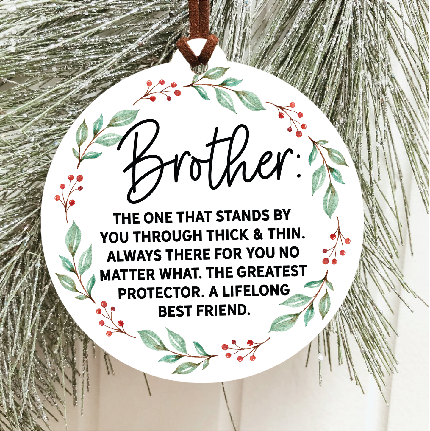 Brother Christmas Ornament