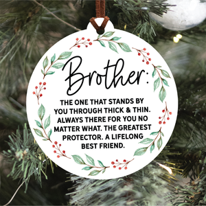Brother Christmas Ornament