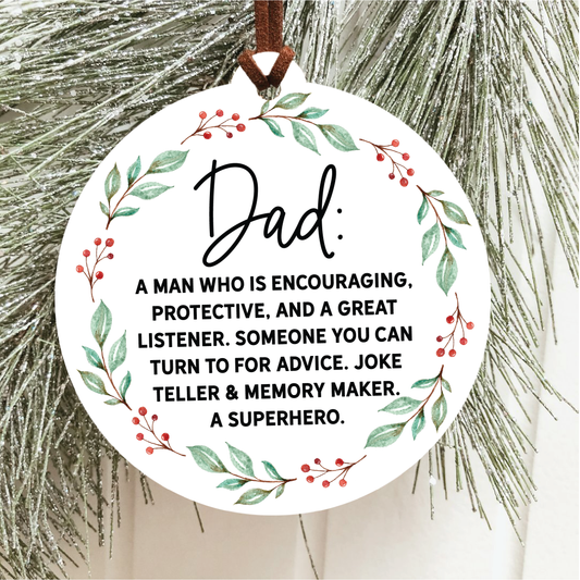 Dad Christmas Ornament