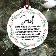 Load image into Gallery viewer, Dad Christmas Ornament
