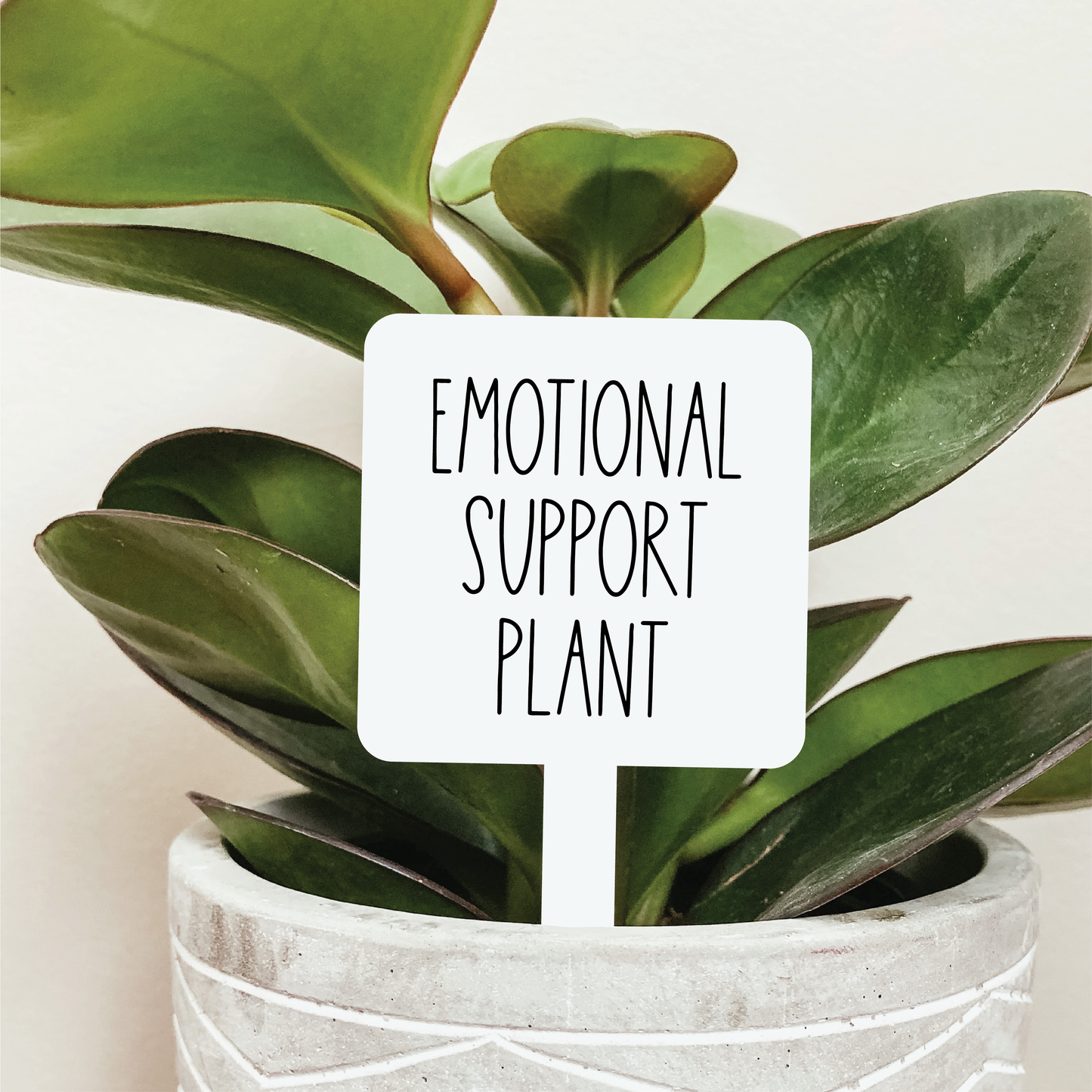 Emotional Support Plant Marker