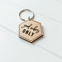Load image into Gallery viewer, Good Vibes Only Keychain
