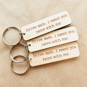 Custom Drive Safe Keychain
