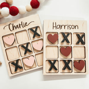 Hearts and X's Mini Tic Tac Toe