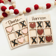Load image into Gallery viewer, Hearts and X&#39;s Mini Tic Tac Toe