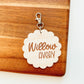 Personalized Scallop Bag Tag