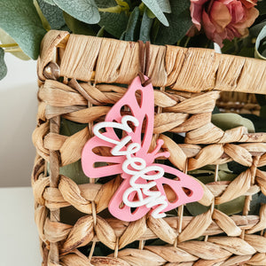 3D Acrylic Butterfly Tag