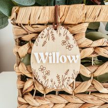 Load image into Gallery viewer, 3D Wild Flower Easter Egg Tag