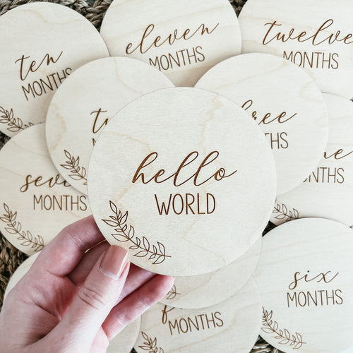 Engraved Milestone Set