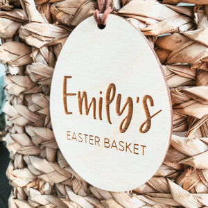 Simple Easter Egg Tag