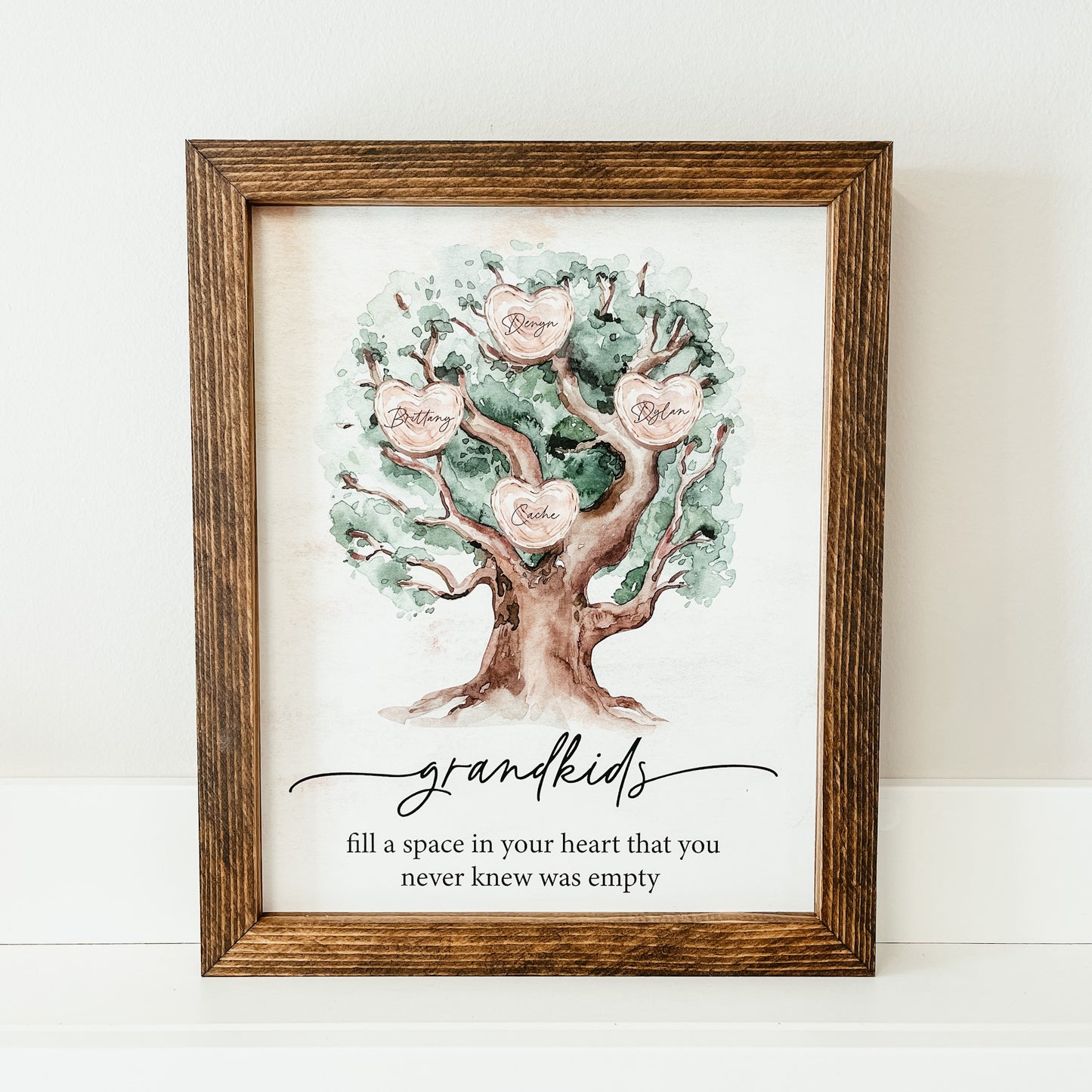 Family Tree Framed Sign (Two Quotes Available)