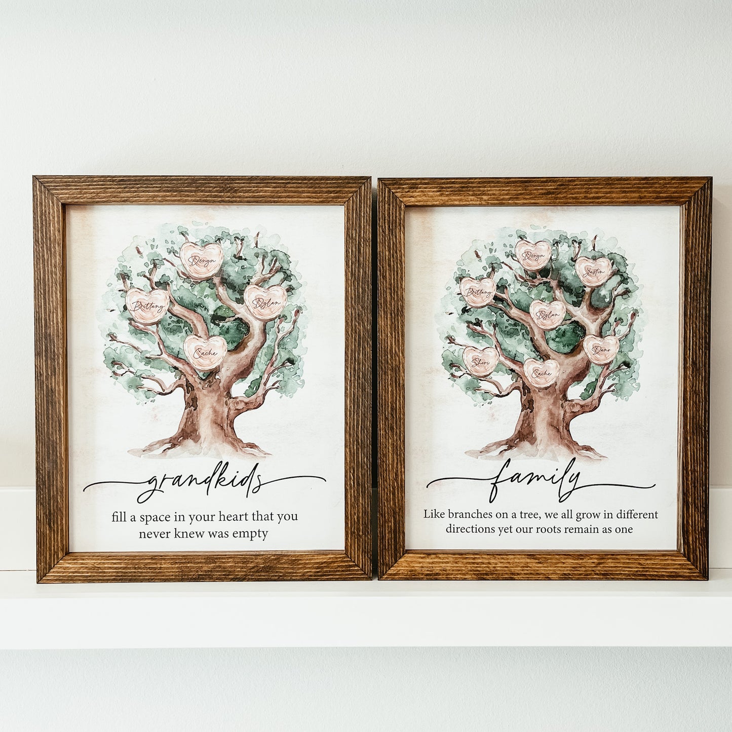 Family Tree Framed Sign (Two Quotes Available)