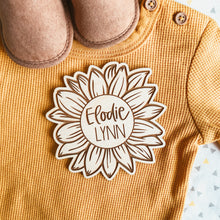 Load image into Gallery viewer, Baby Birth Announcement Sign - Sunflower