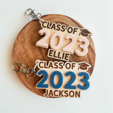Load image into Gallery viewer, 3D Personalized Graduation Keychain