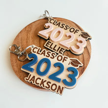 Load image into Gallery viewer, 3D Personalized Graduation Keychain