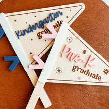 Load image into Gallery viewer, Graduation Pennant Sign