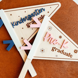 Graduation Pennant Sign
