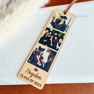 Custom Grad Photo Bookmark