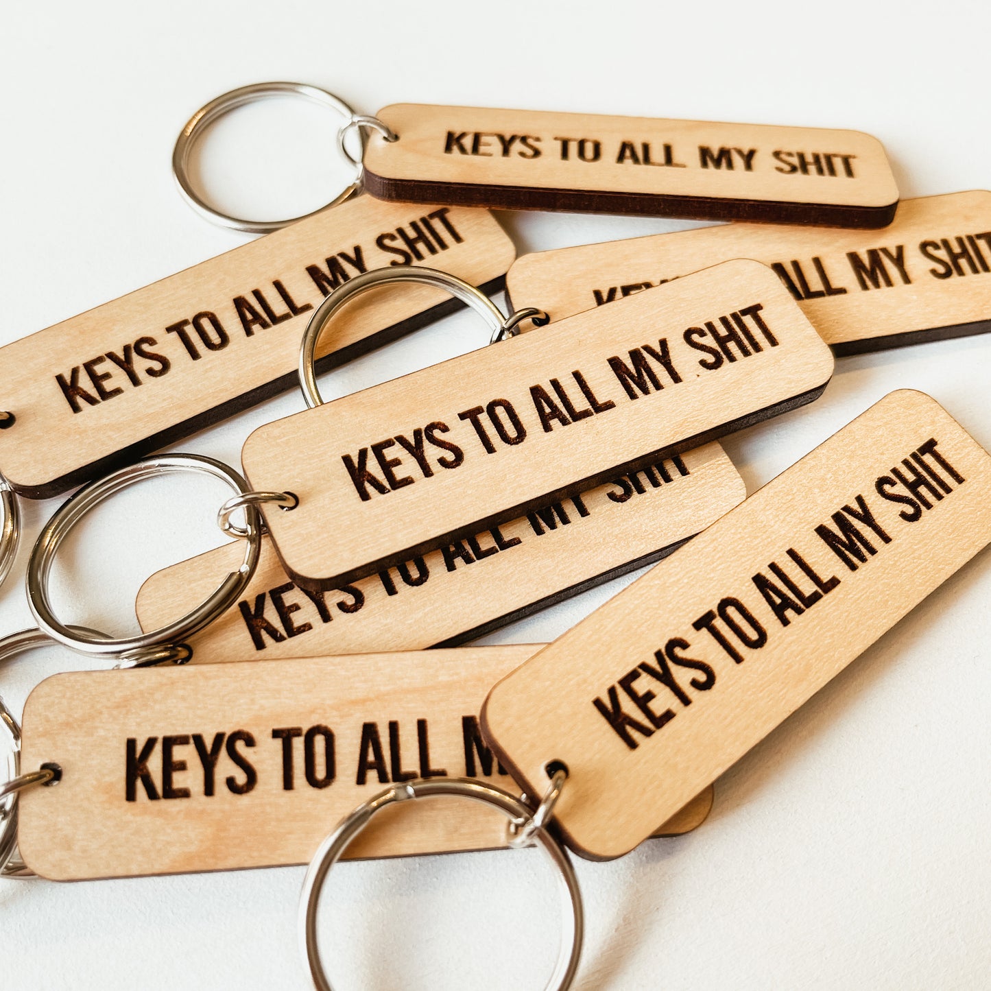 Keys to All My Shit Keychain