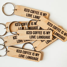 Load image into Gallery viewer, Iced Coffee Keychain