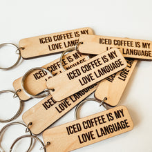 Load image into Gallery viewer, Iced Coffee Keychain